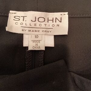 St. John Black Slacks